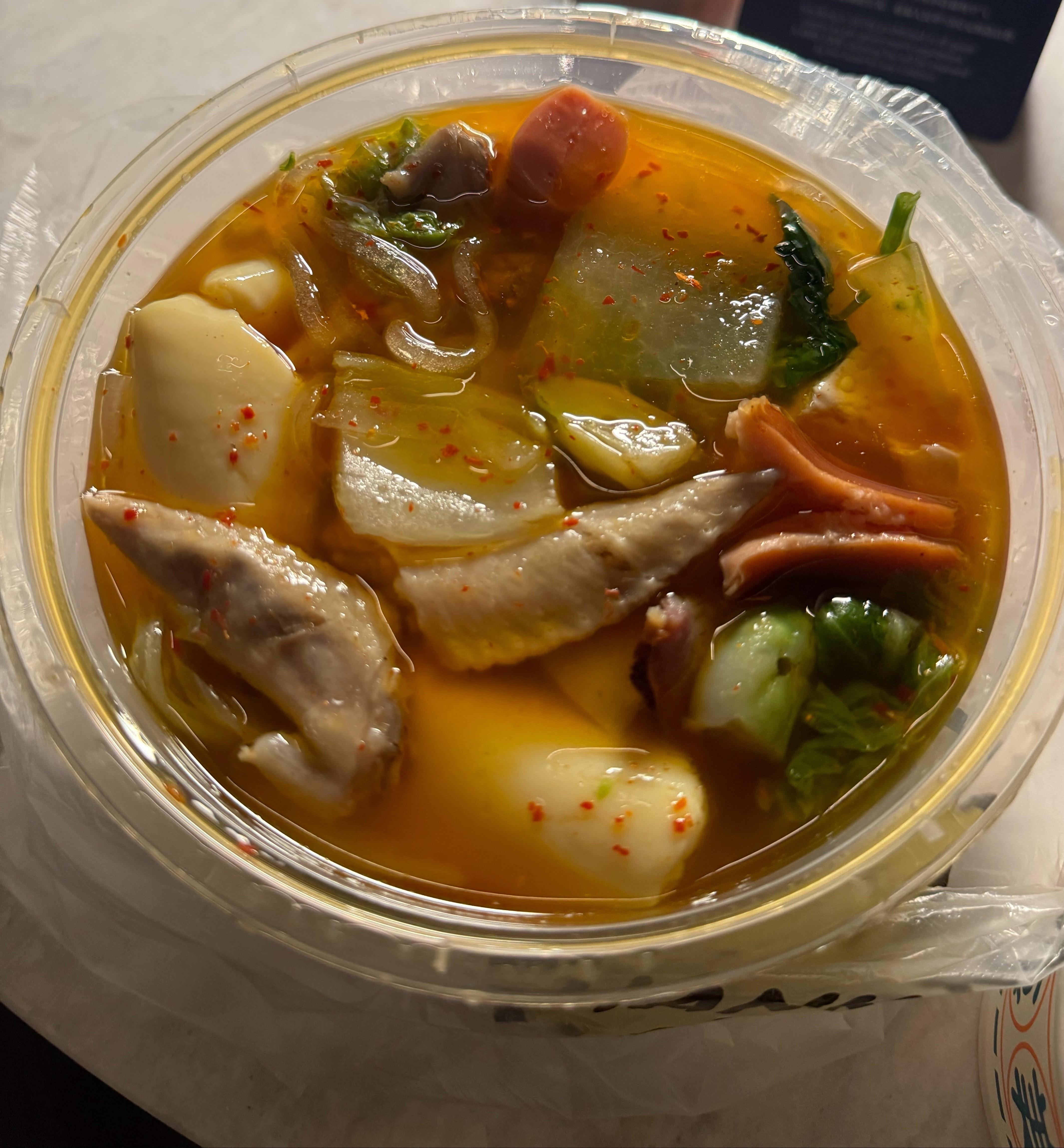 34好大一碗，真的好爱南坪的这个烫菜！ 