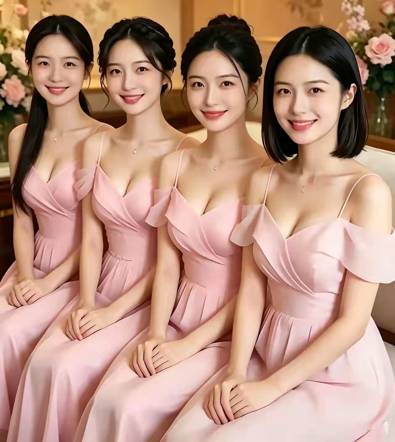 四朵姐妹花，如果可以全选的话，四个我都要要！
