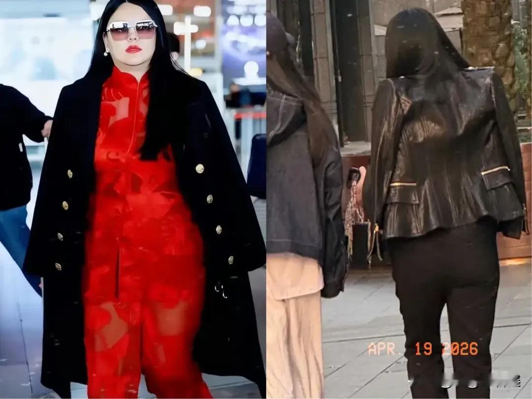 网友在小区偶遇李湘母女散步
不得不说李湘还是很有毅力，这么短期间已经就瘦下去那么