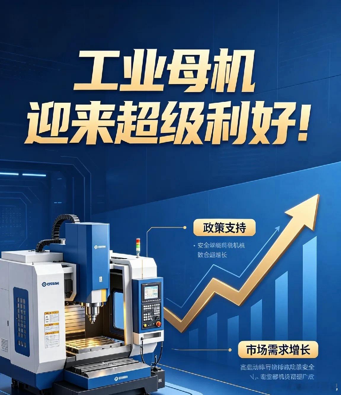 深夜三大消息刷屏！工业母机+科技赛道迎重磅利好深夜三大重磅消息刷屏，A股工业母机