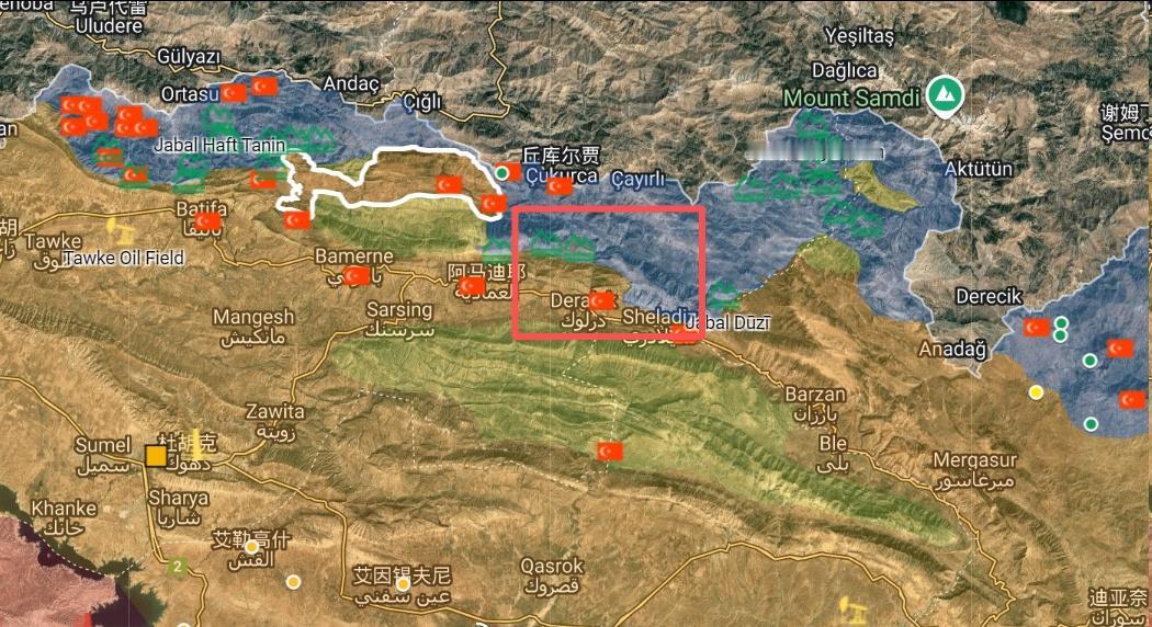 库尔德工人党宣布撤出伊拉克北部的扎布山区，以支持与土耳其的和平进程，过去几年内他