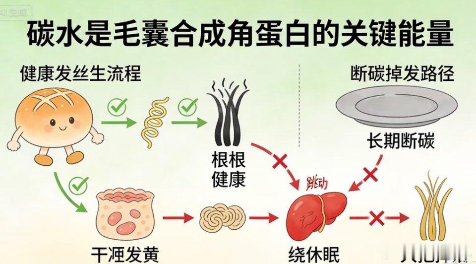 女子减肥戒碳水暴瘦头秃了一大片真的想劝所有减肥的姐妹，千万别极端断碳水！看到宁波