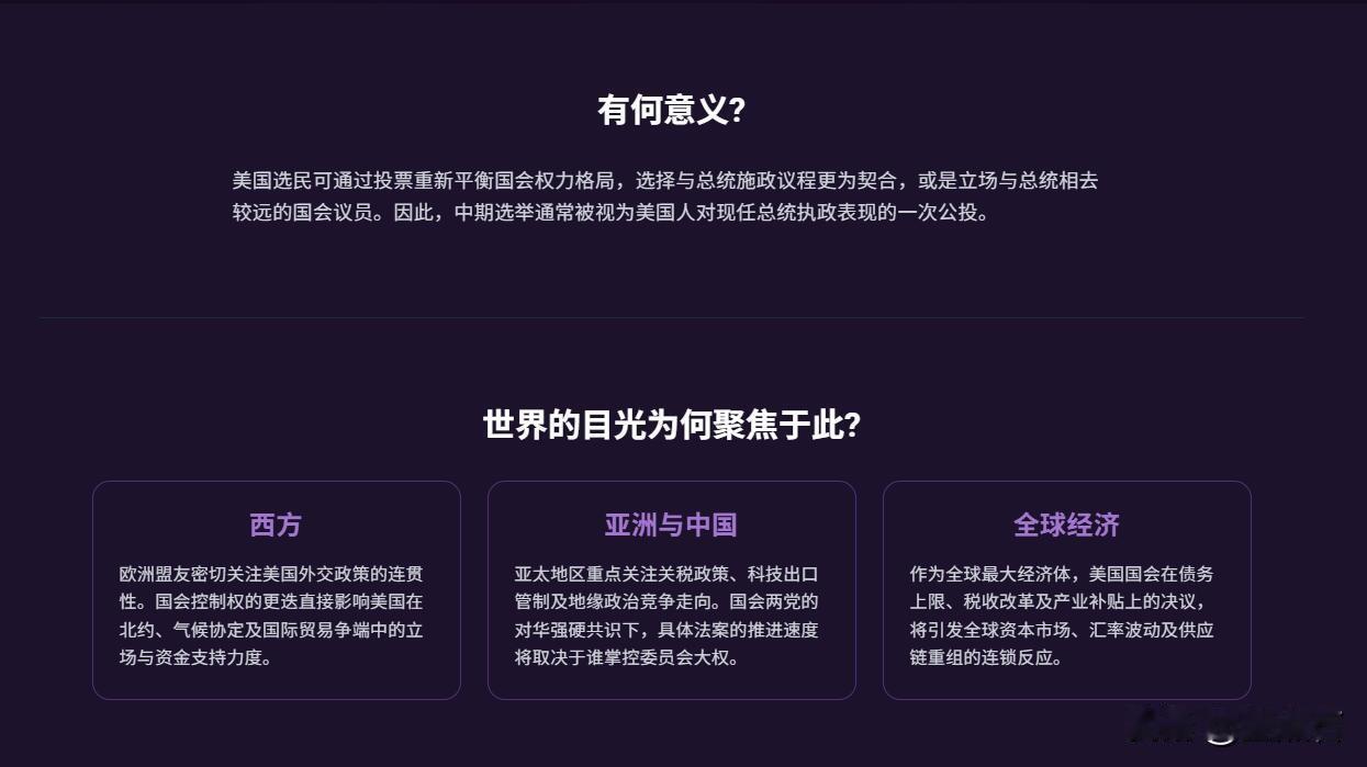 美国总统任期内的中期选举到底选什么？