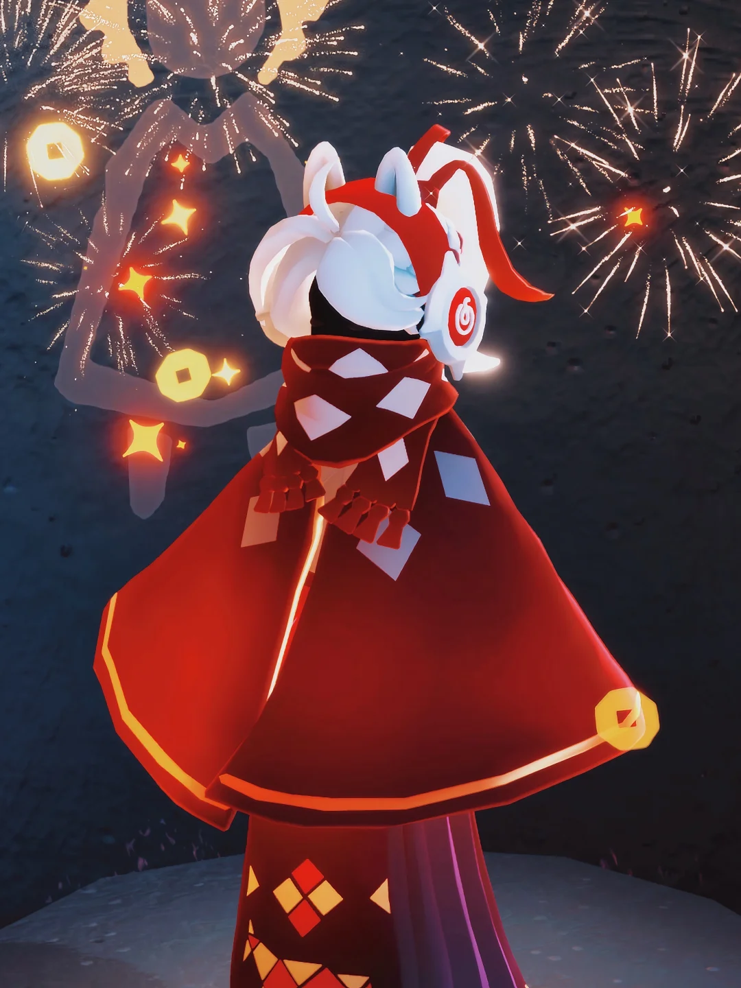 2月19日复刻：红金斗篷穿搭分享