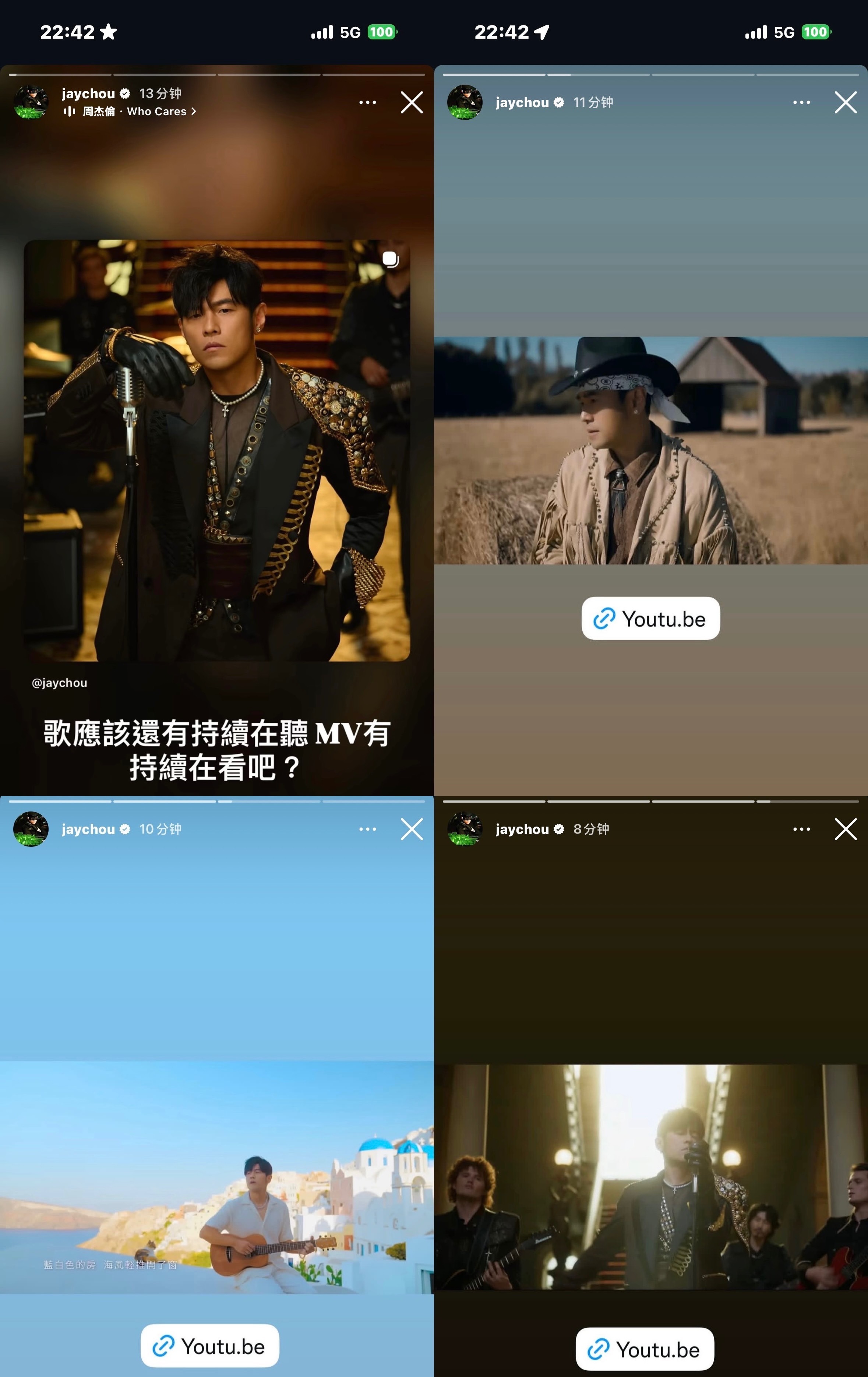 周杰伦 更新IG快拍4则周杰伦instagramjaychoujay______