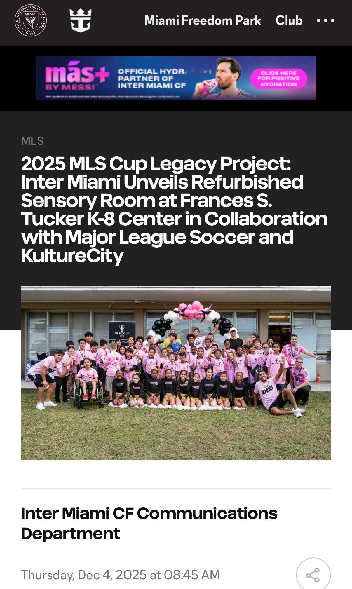 【现在官网都有小梅赞助的Mas➕啦】以下是小迈做公益内容：值此国际残疾人日之际，