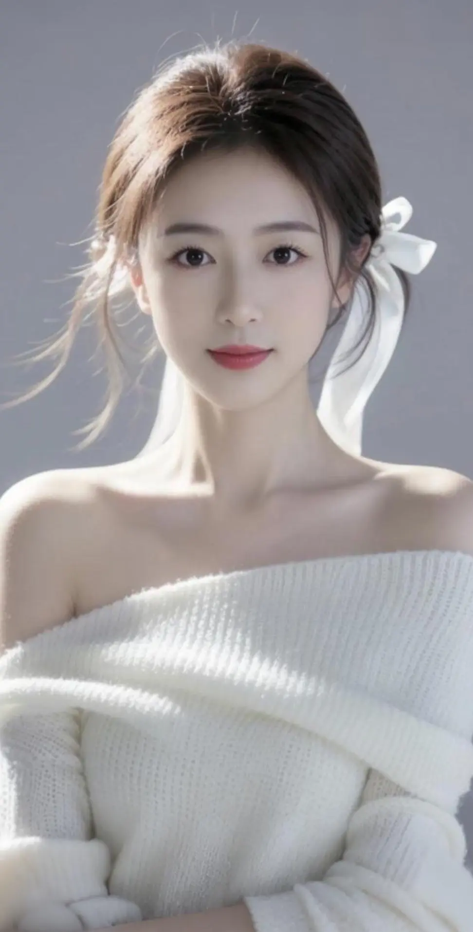 AI飘带甜美像 ai创作