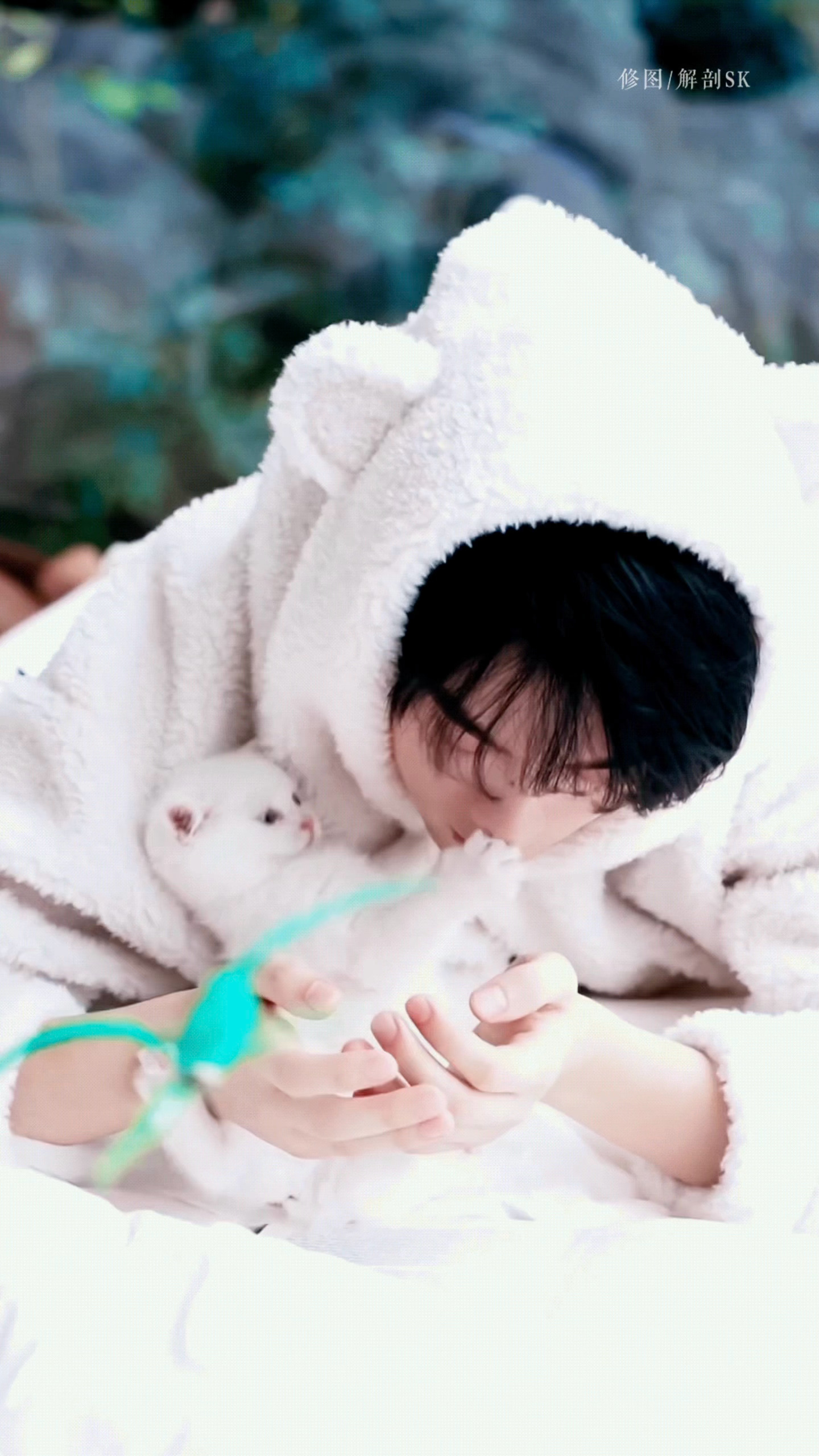 喵喵喵～ 这个冬天遇到了心软的神❄️🐻❄️🐾｜田栩宁 芭莎男士 