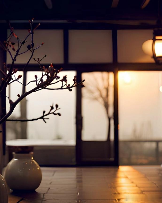 夕阳微傍小窗明 ... 