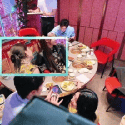 李佳琦不允许任何人脸是油的 巴黎合伙人吃火锅遇到出油危机，李佳琦一个粉饼救场，专