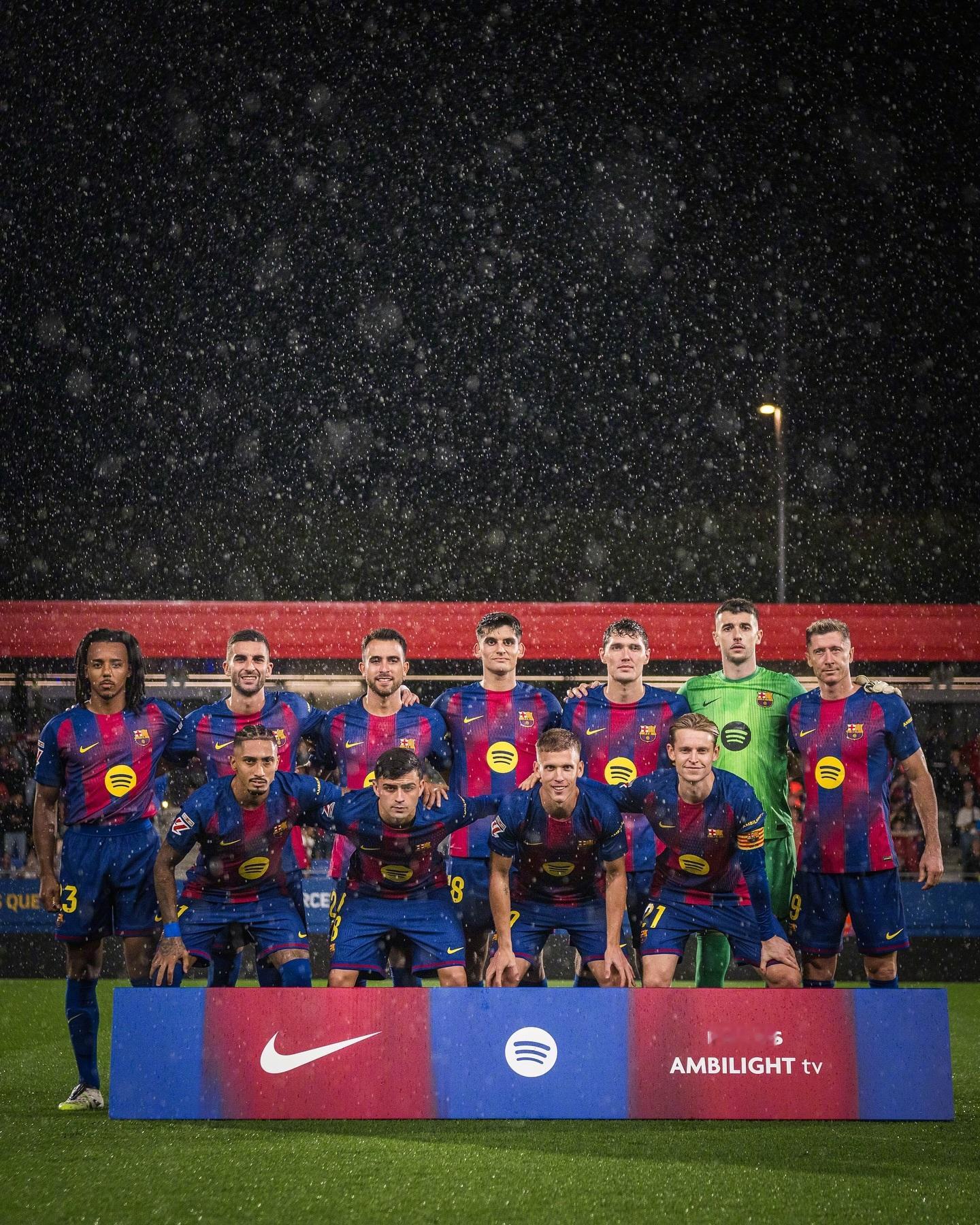 ☔️大雨浇不灭的希望，坚持和炙热的爱意❤️💙巴萨[超话]  🔴🔵Força