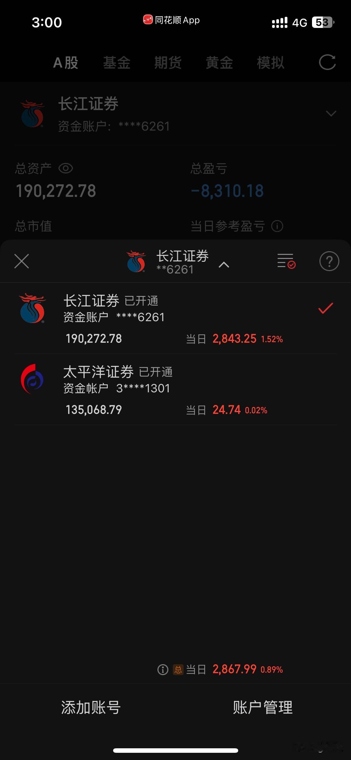 今天科技卷土重来，警报暂时解除，看明天走势如何，今天继续买进黄河和中石。持仓股品
