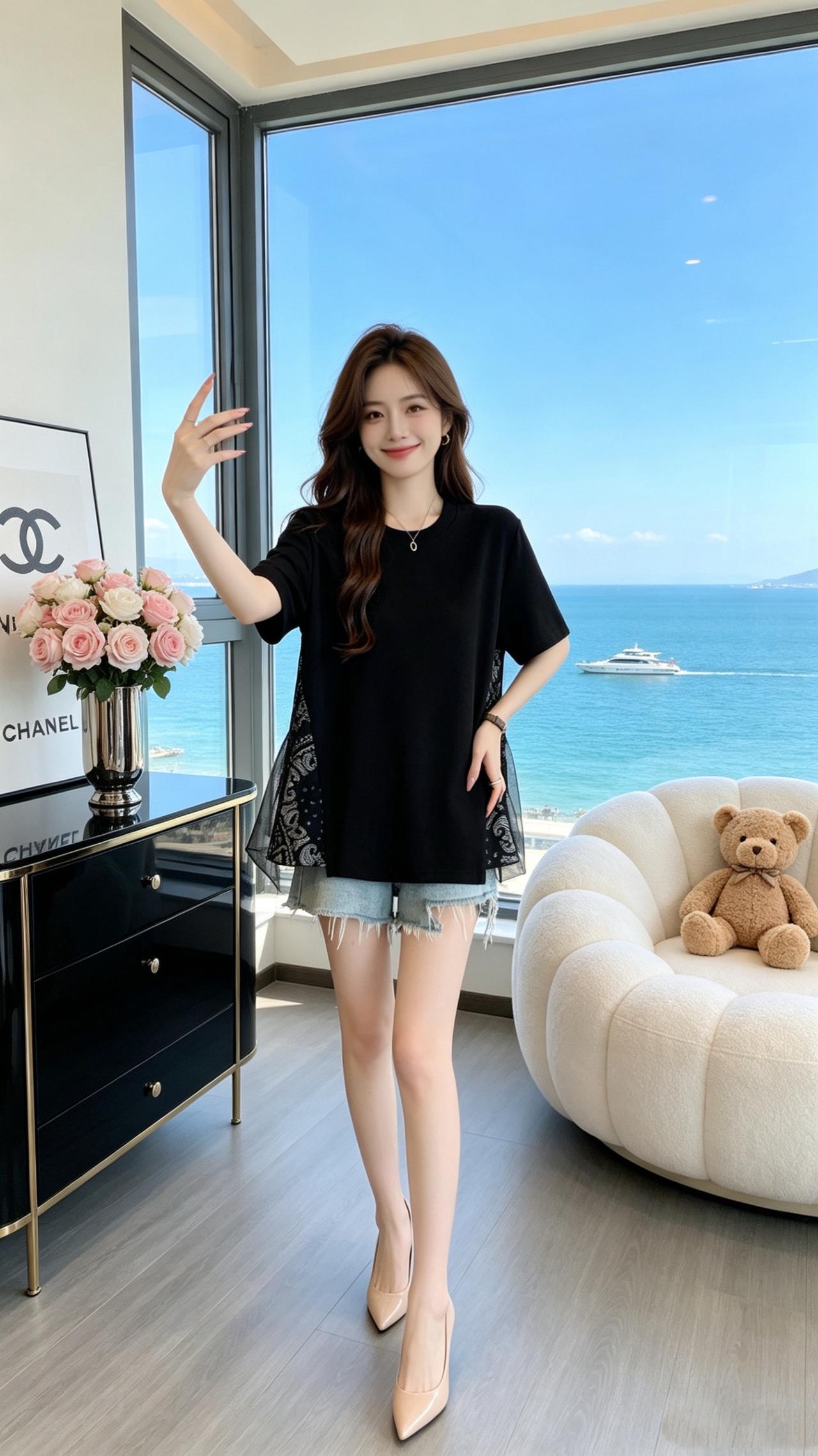 大码T恤 洋气减龄 谁穿谁好看 面料柔软舒适