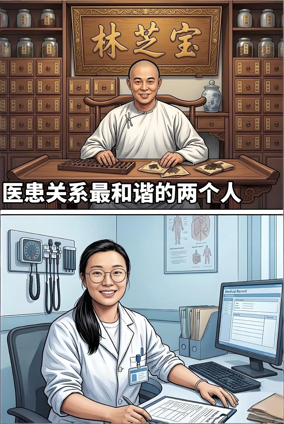 如果患者不听劝 那本医生也略懂一些拳脚。