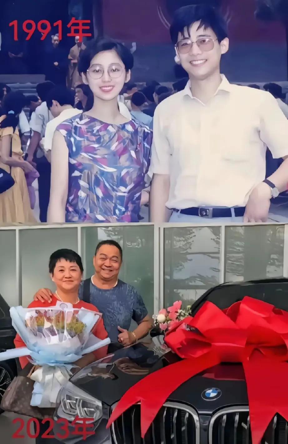 同样的两个人，时隔二十二年。