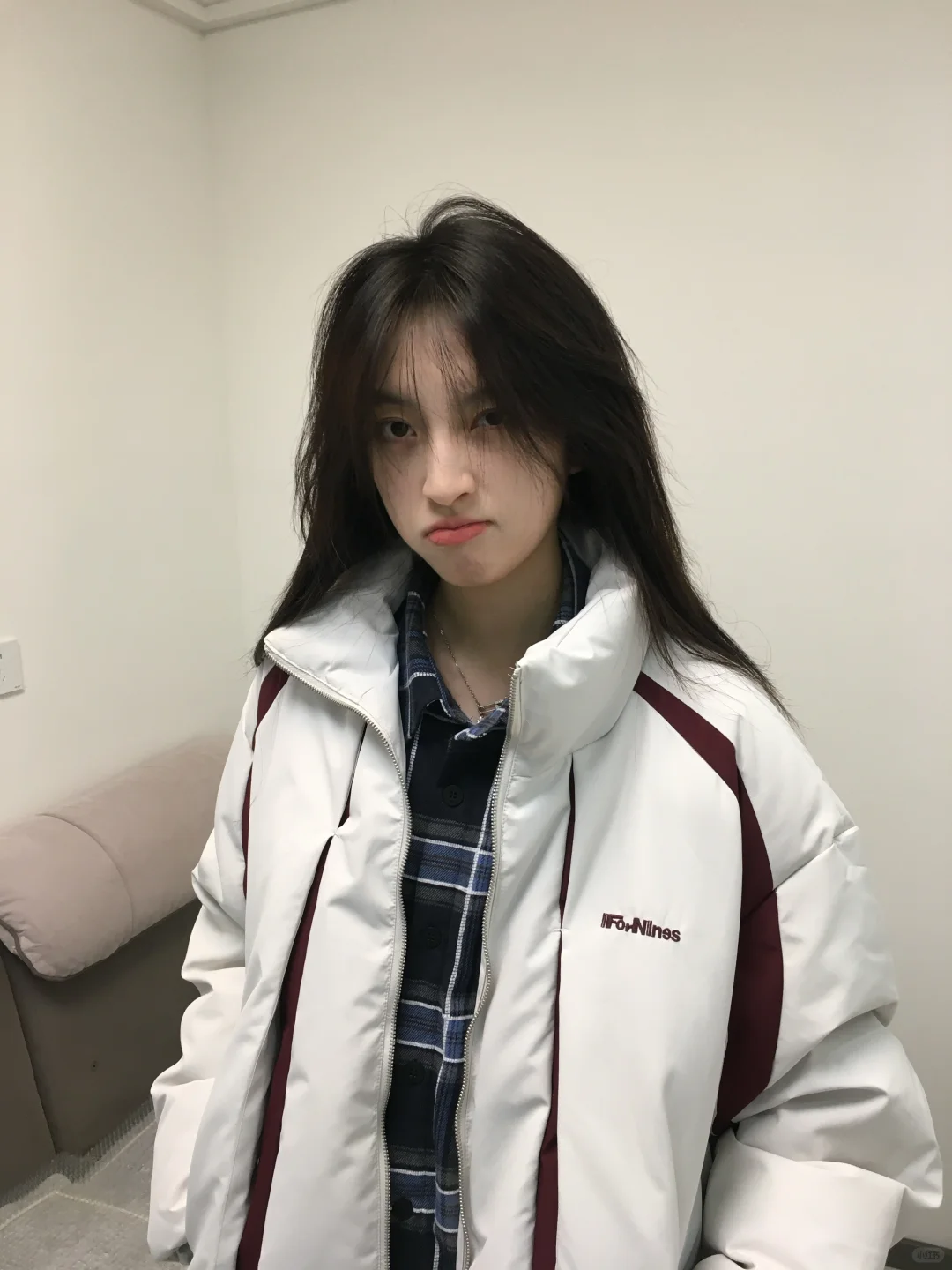 皱眉