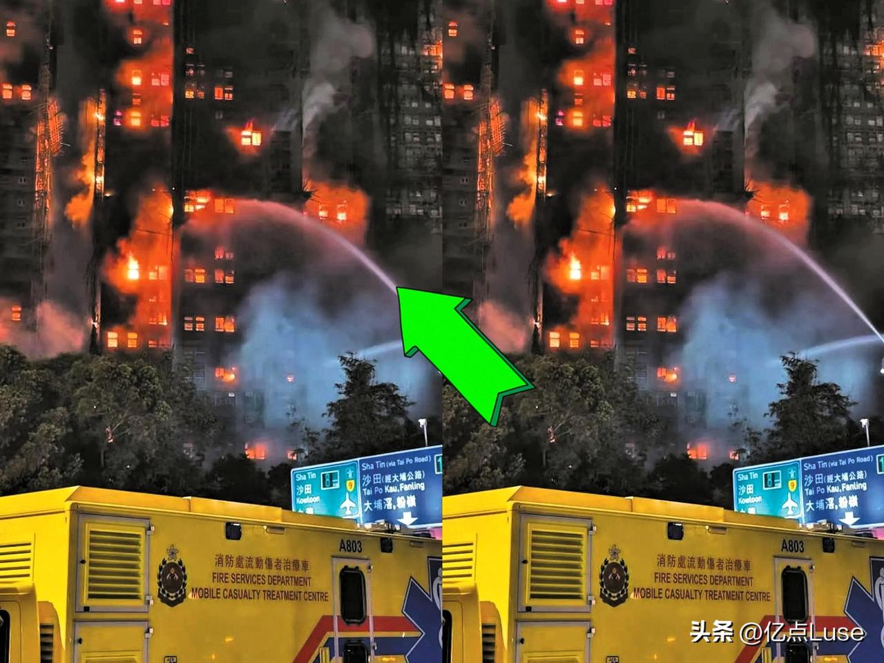 香港火灾，有高人给出自救方法。用湿棉被将卫生间门封严，不留一丝缝隙，人全部待在卫