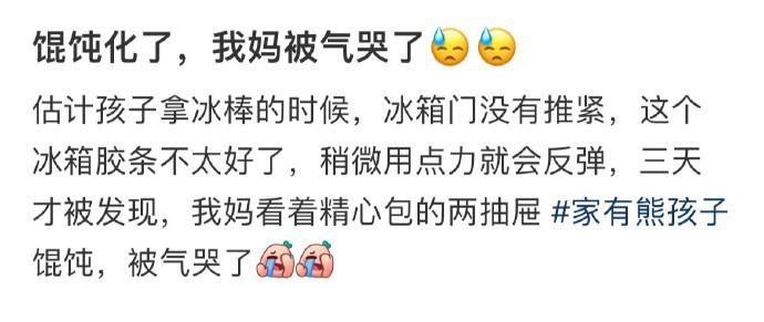 馄饨化了，我妈被气哭了😓😓 ​ ​​​