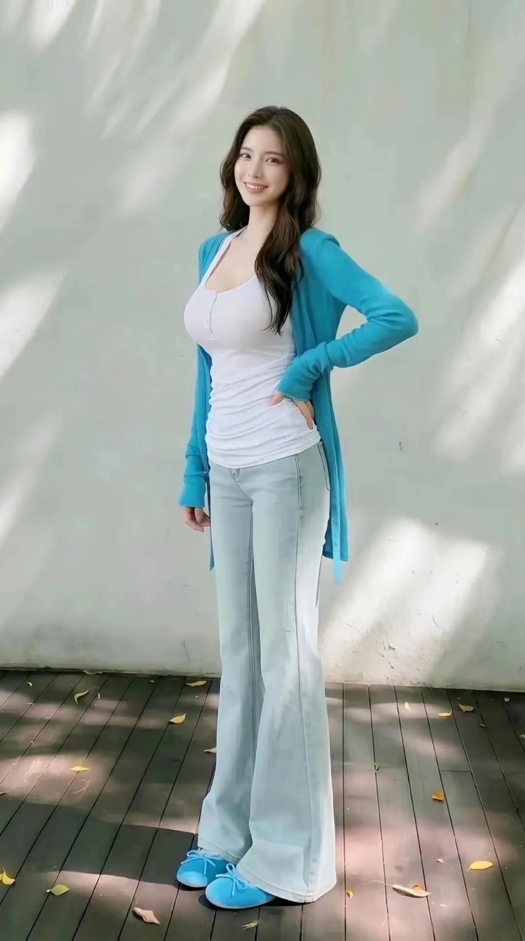 🌿 清新活力风休闲穿搭
这套穿搭非常适合庭院漫步、文艺探店、居家休闲等场景，是