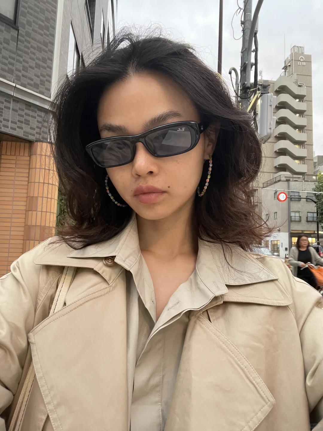 带来的秋装终于穿上了
