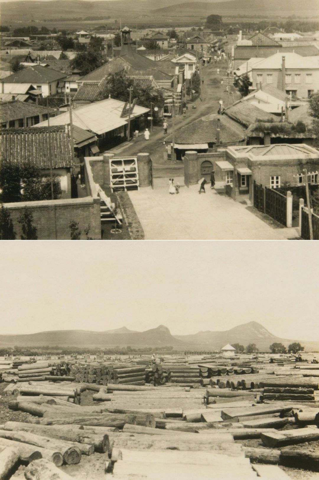 日本间谍拍摄的1928年中朝 吉会线沿途风光