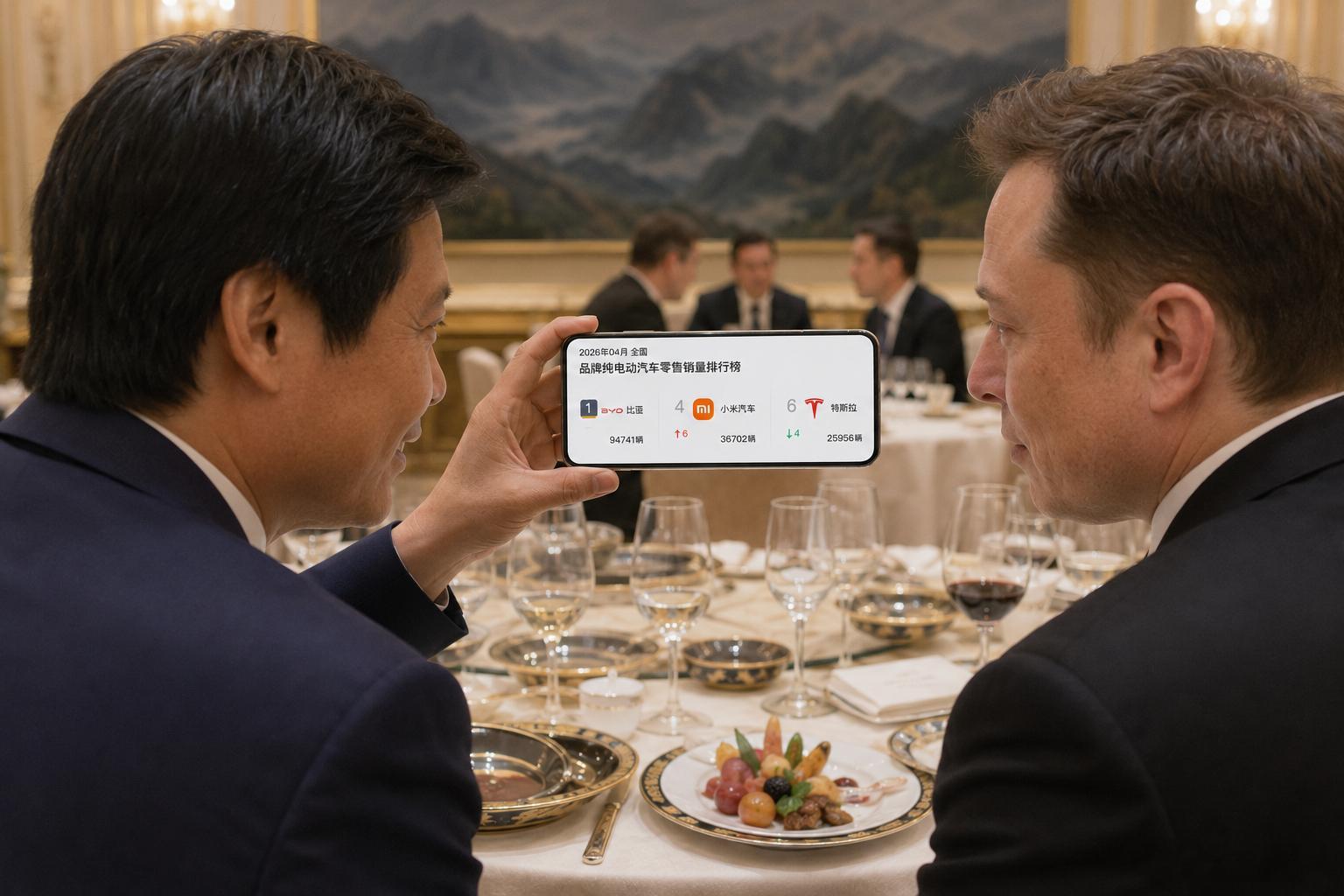 昨天的流量炸了，雷总和老马这两大顶流IP就是猛，随便一个话题一张图都很猛。我刚刚