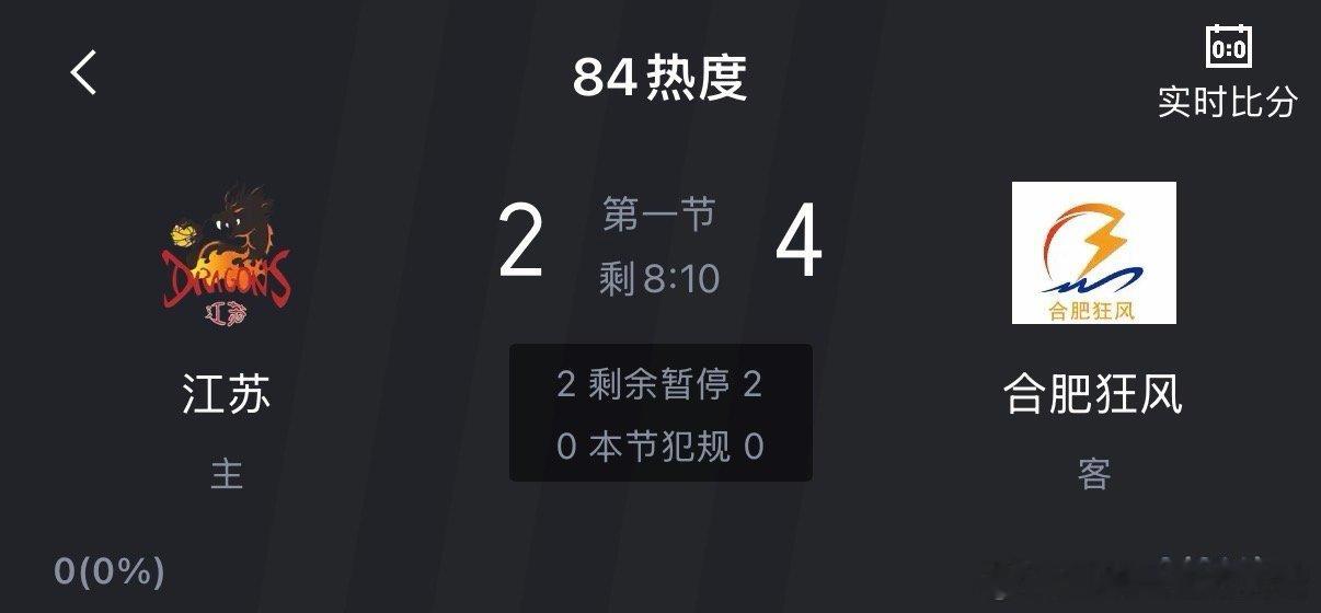 看看别人 江苏和合肥开打了。合肥要是赢了就有意思了。 