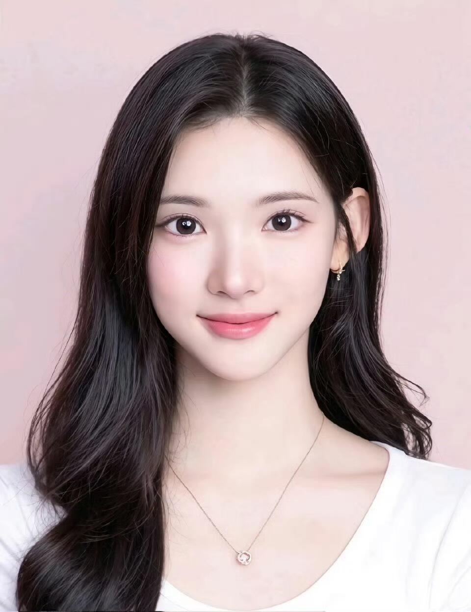 Hearts2Hearts JIWOO长发证件照 