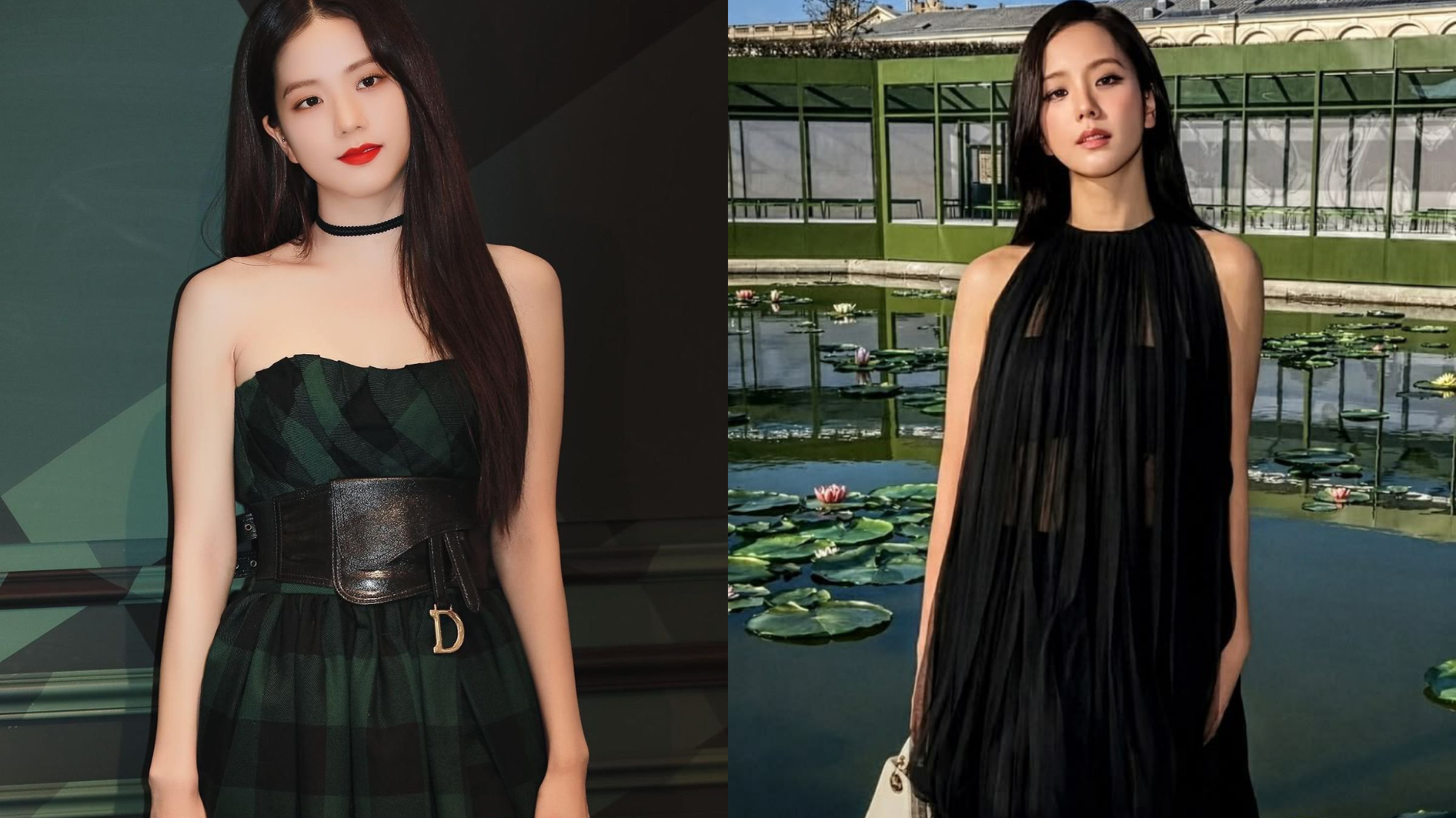 从身着绿色DIOR连衣裙的女孩，到如今与DIOR的这段旅程真是令人难以置信。金智