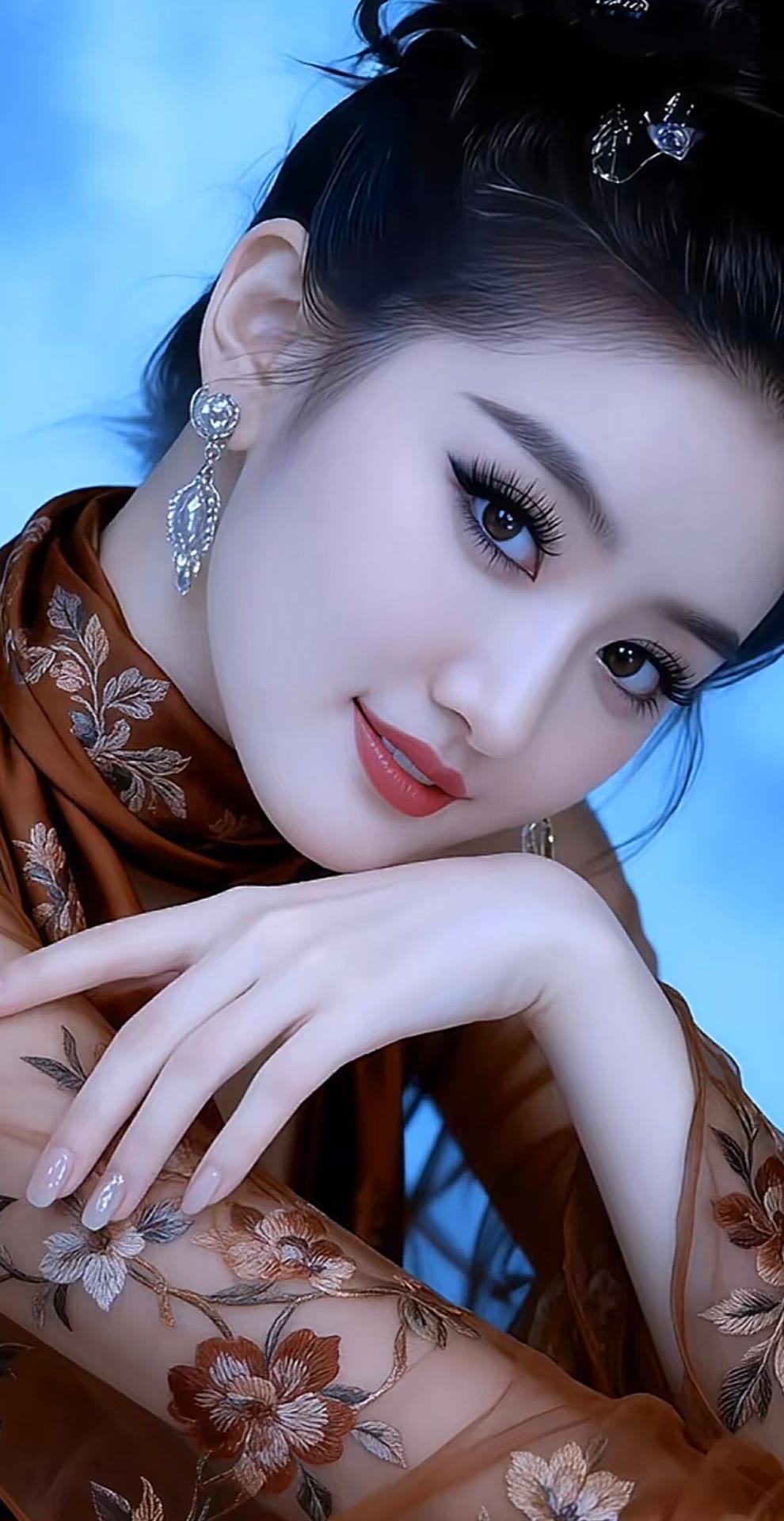 优雅古风妆容，精致发饰点缀，尽显东方古典美！