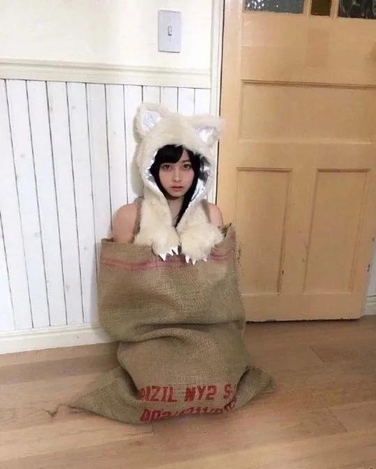 [可爱]穿麻袋也好看
