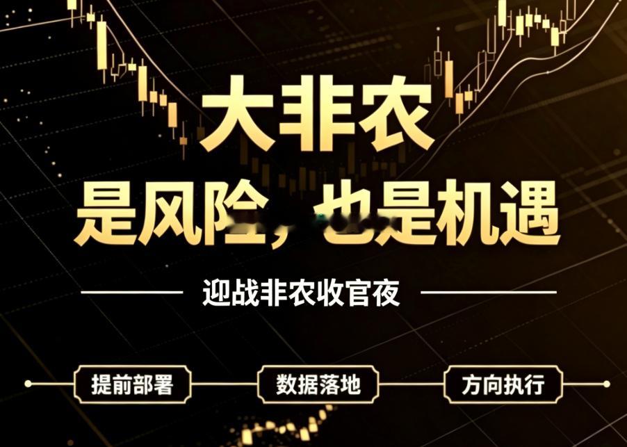 早安[超话] 早上好！一月一度的大非农如约而至，大波动行情，机遇与风险并存，祝大