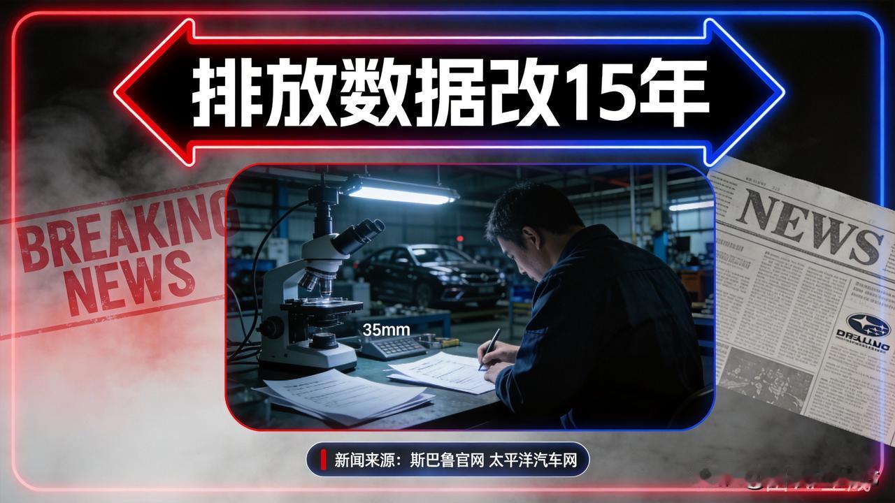 燃油车为了省钱，整整造假15年！

斯巴鲁总部10月14日公布的自查报告，把日系