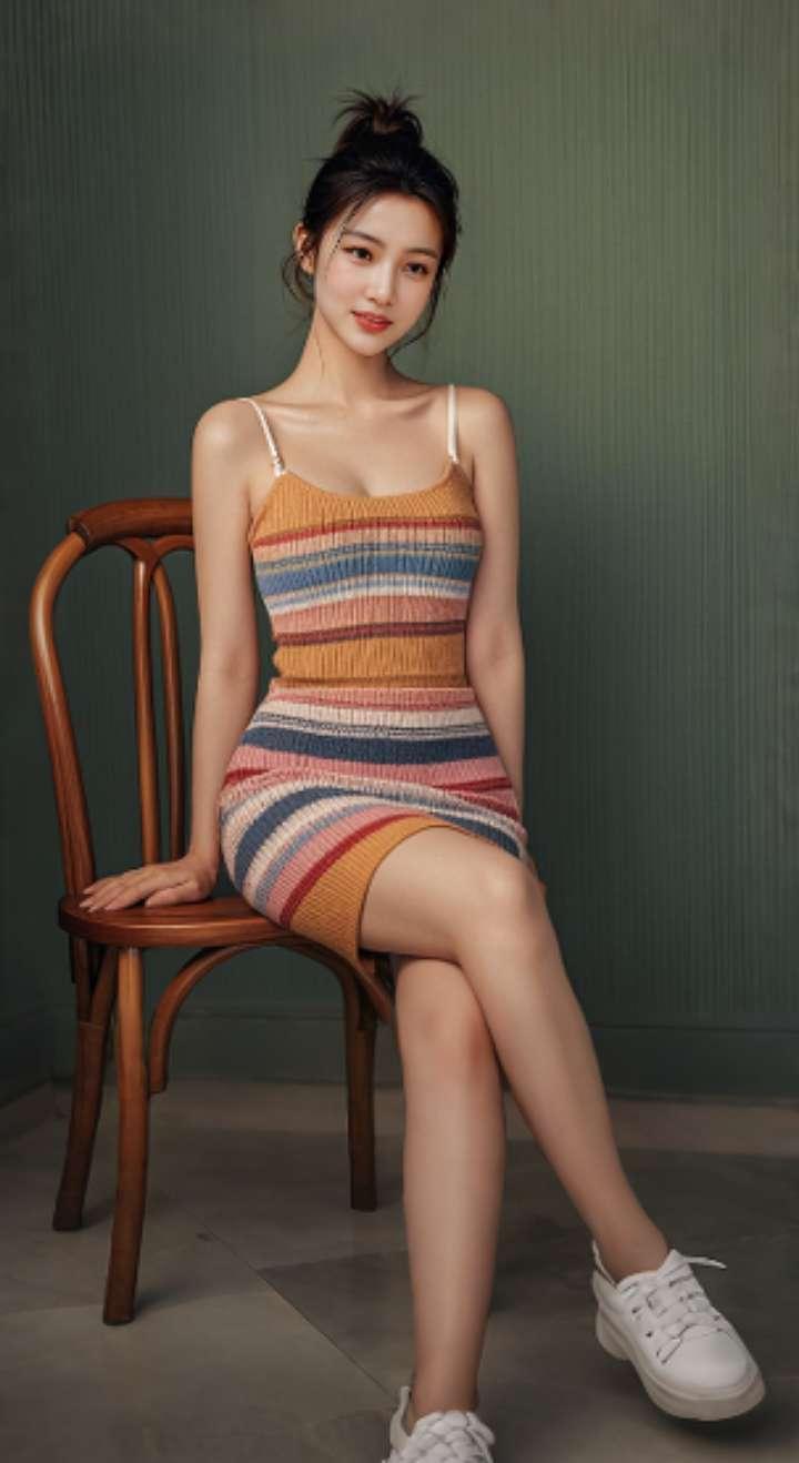 AI扩图 AI蜜桃佳人