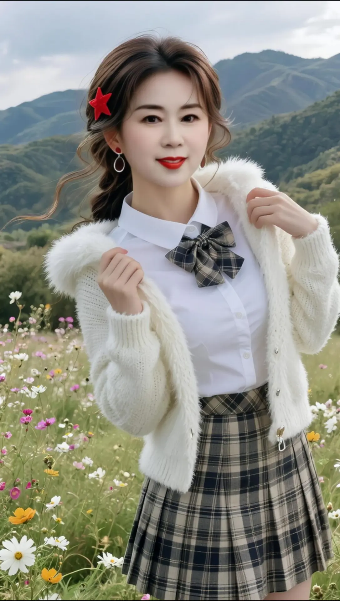 AI山花淑女写真 随变ai随便玩