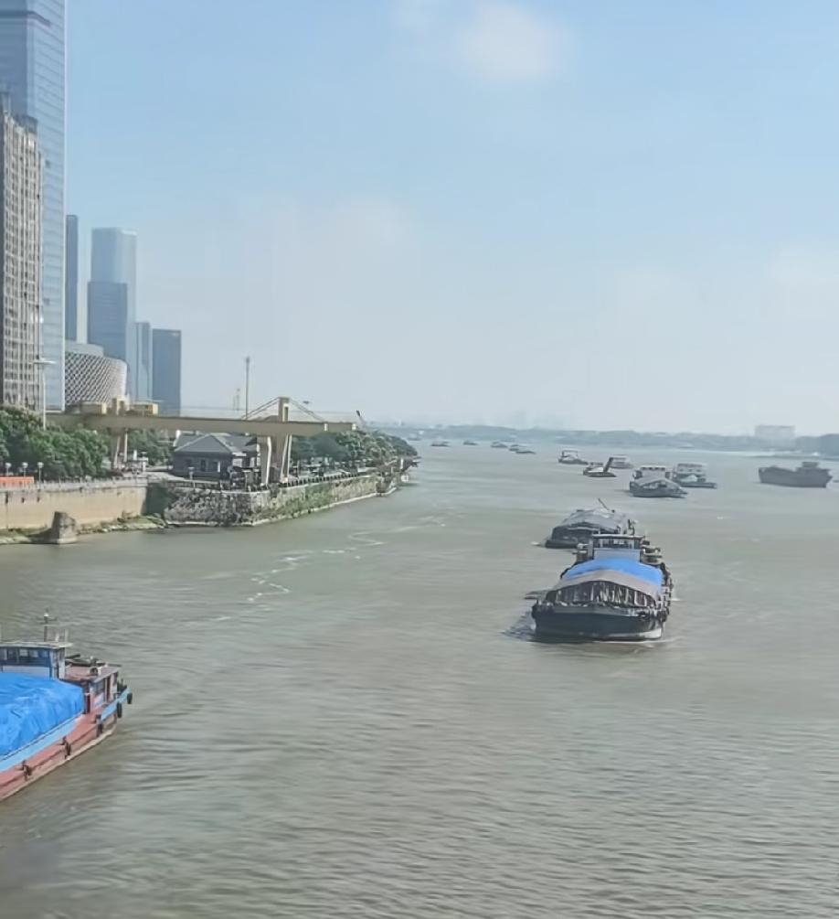 江西经济是不是要好起来了？赣江上全部都是货船，有点回归到古代的水运的时代。
这种