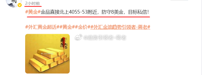 金品完美拿下多单，200刀利润！金品震荡上涨，最高反弹至4075！蒋老给到405