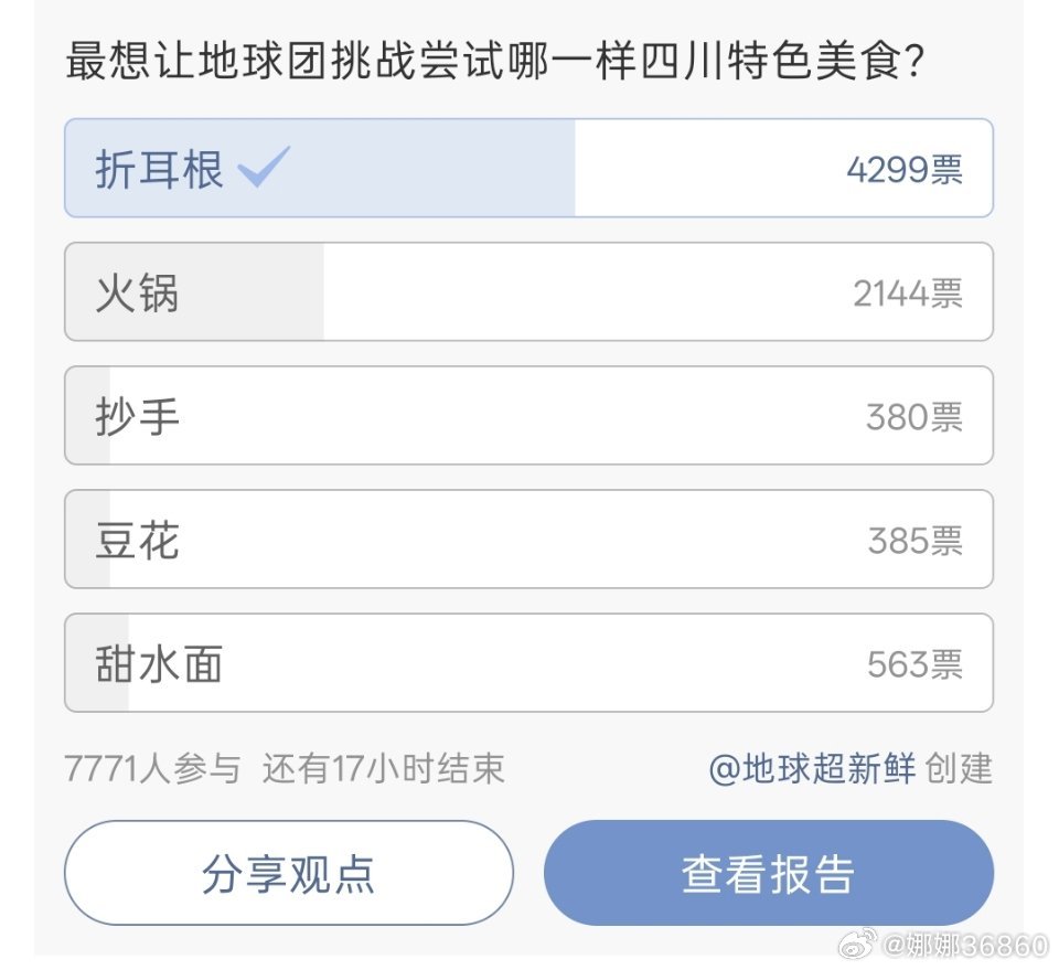 哥哥，她们选折耳根那我也选了啊，我这个人就是合群儿