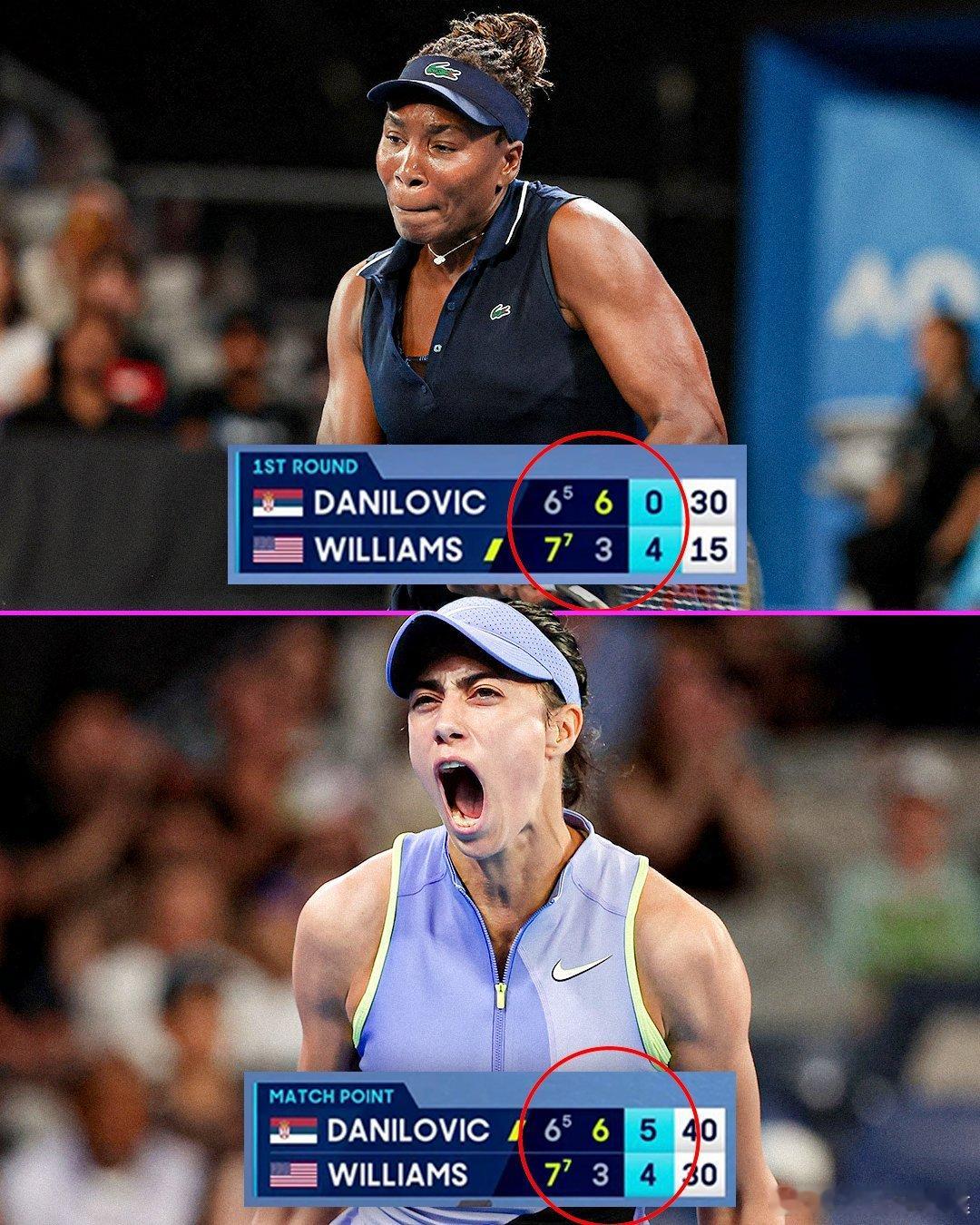 大威和亚历山大洛娃组合应该叫啥好？两人单双打都是一轮游这两场大逆转你们印象最深是