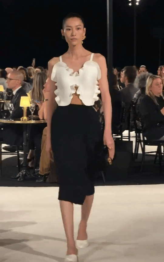 刘雯  Schiaparelli S/S 2027  依旧“劳模”风范，本季第七