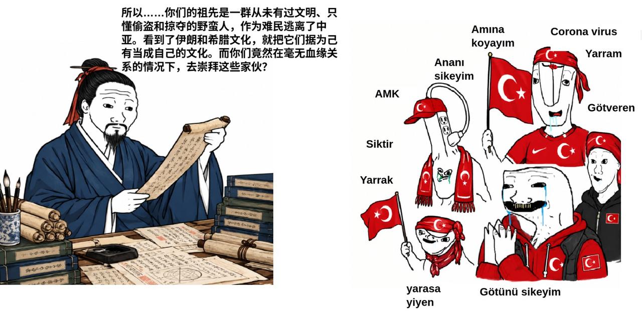 土耳其人被中国人骂崩了！外国人忠告：千万别去惹中国人

推特上的骂战已经持续一星