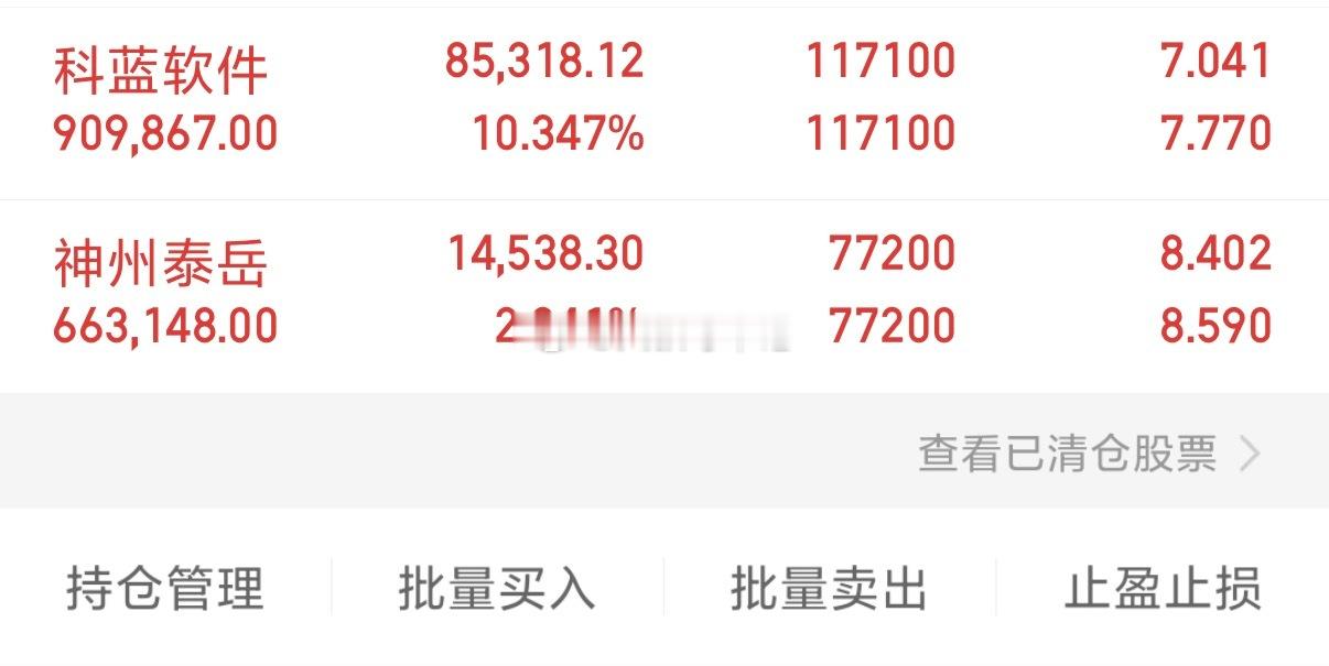 持仓迎来修复行情，一支爆发大涨，一支稳步爬升，做好自己的风格，把握好自己的节奏 