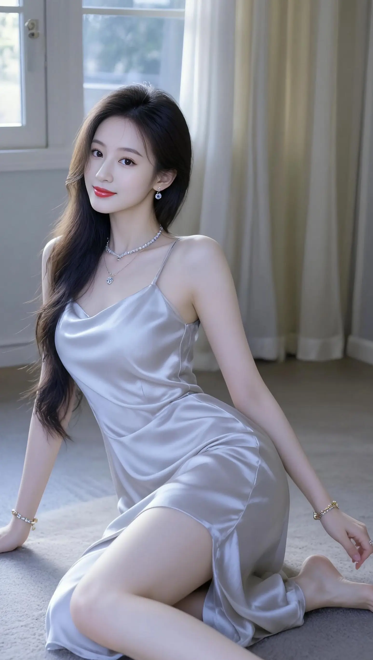 AI缎面优雅写真 随变ai随便玩