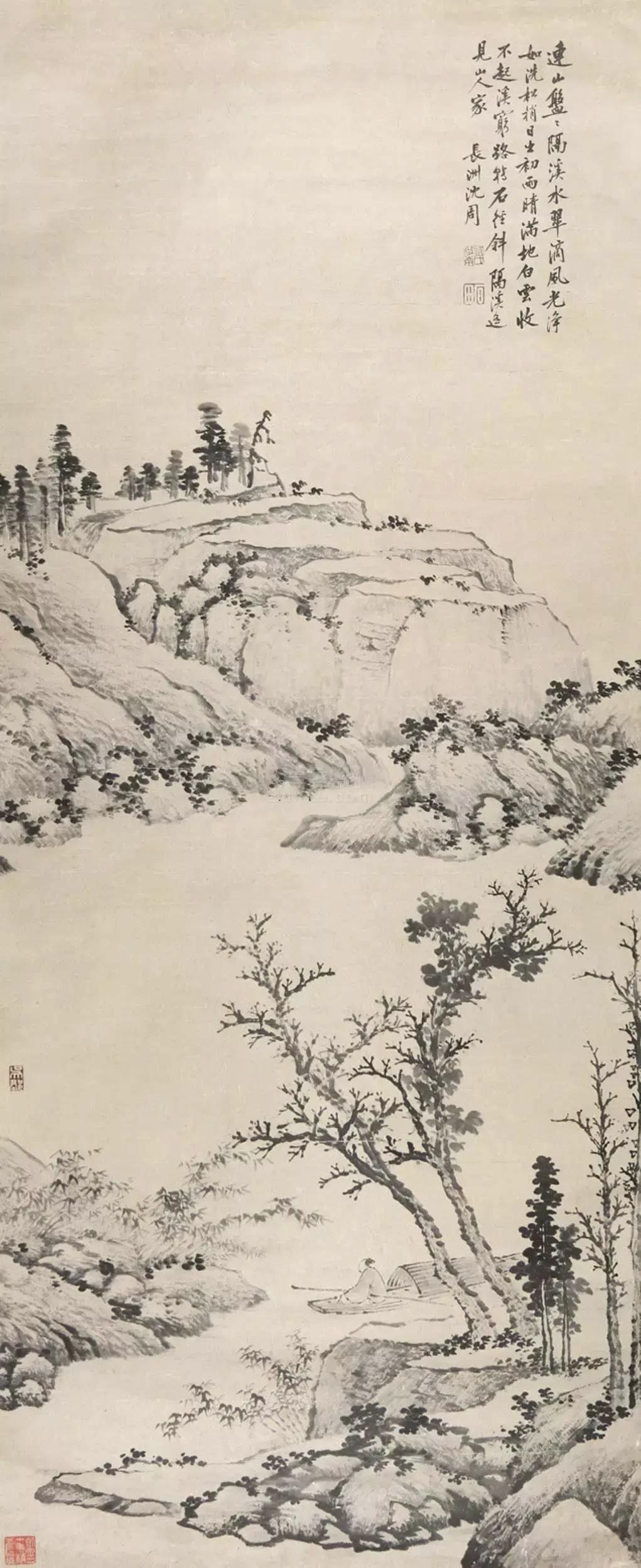 唐伯虎的老师，明四家之首——沈周。江南四大才子都是他的学生，你说厉不厉害。