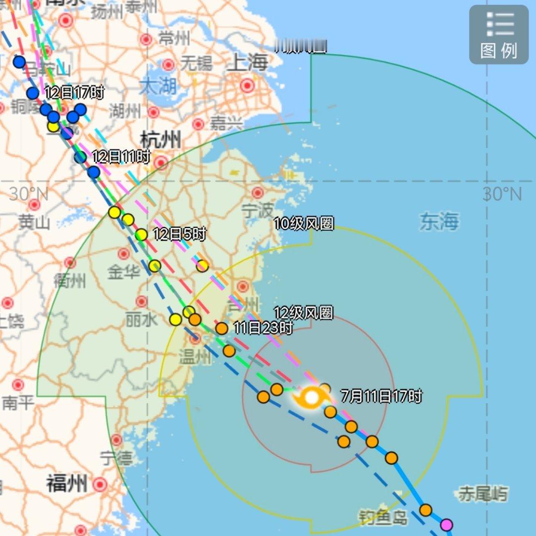 直奔着我就来了家人们。巴威登陆地点有变