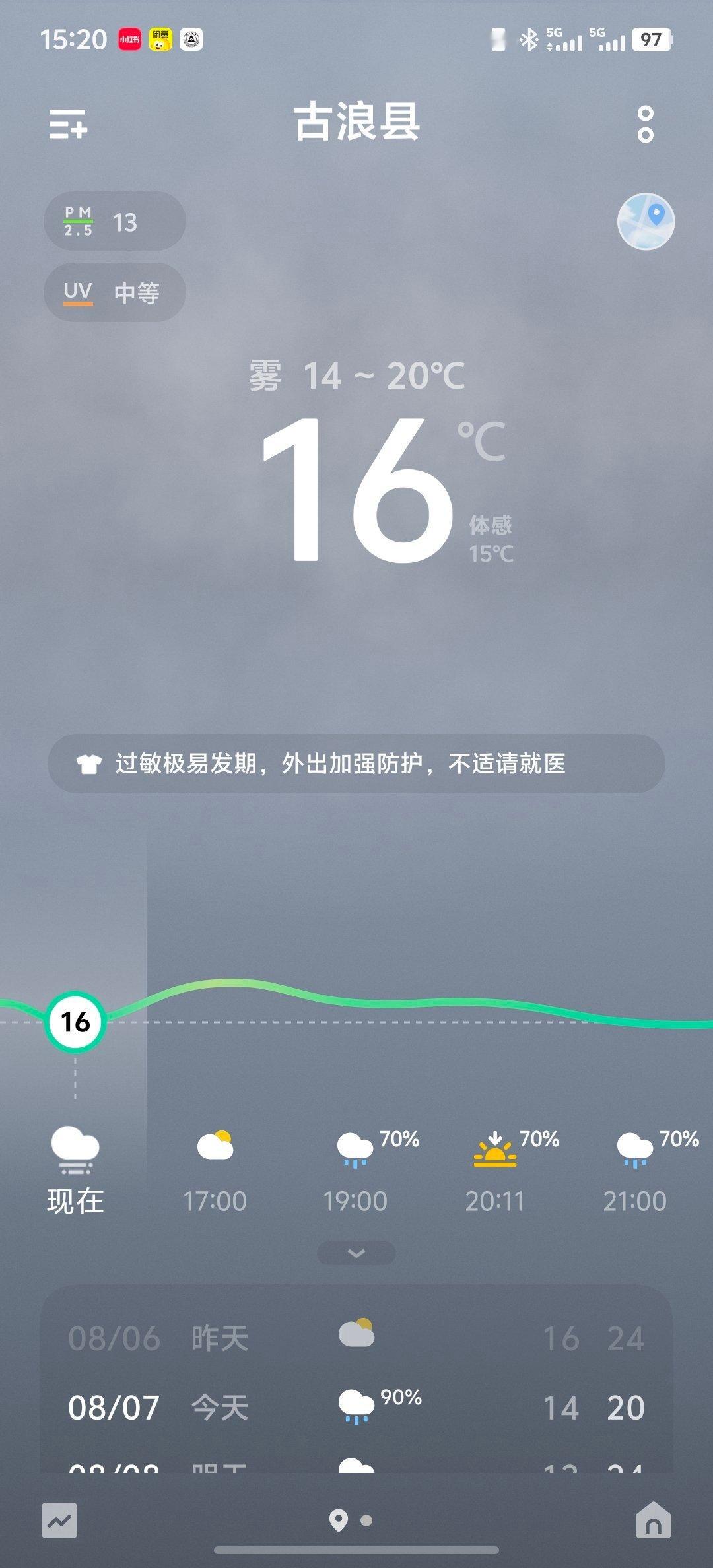 立秋16度！还得是大西北凉快好嘛，青岛今天32度车玻璃摸上去都冻人算是跨越千里来