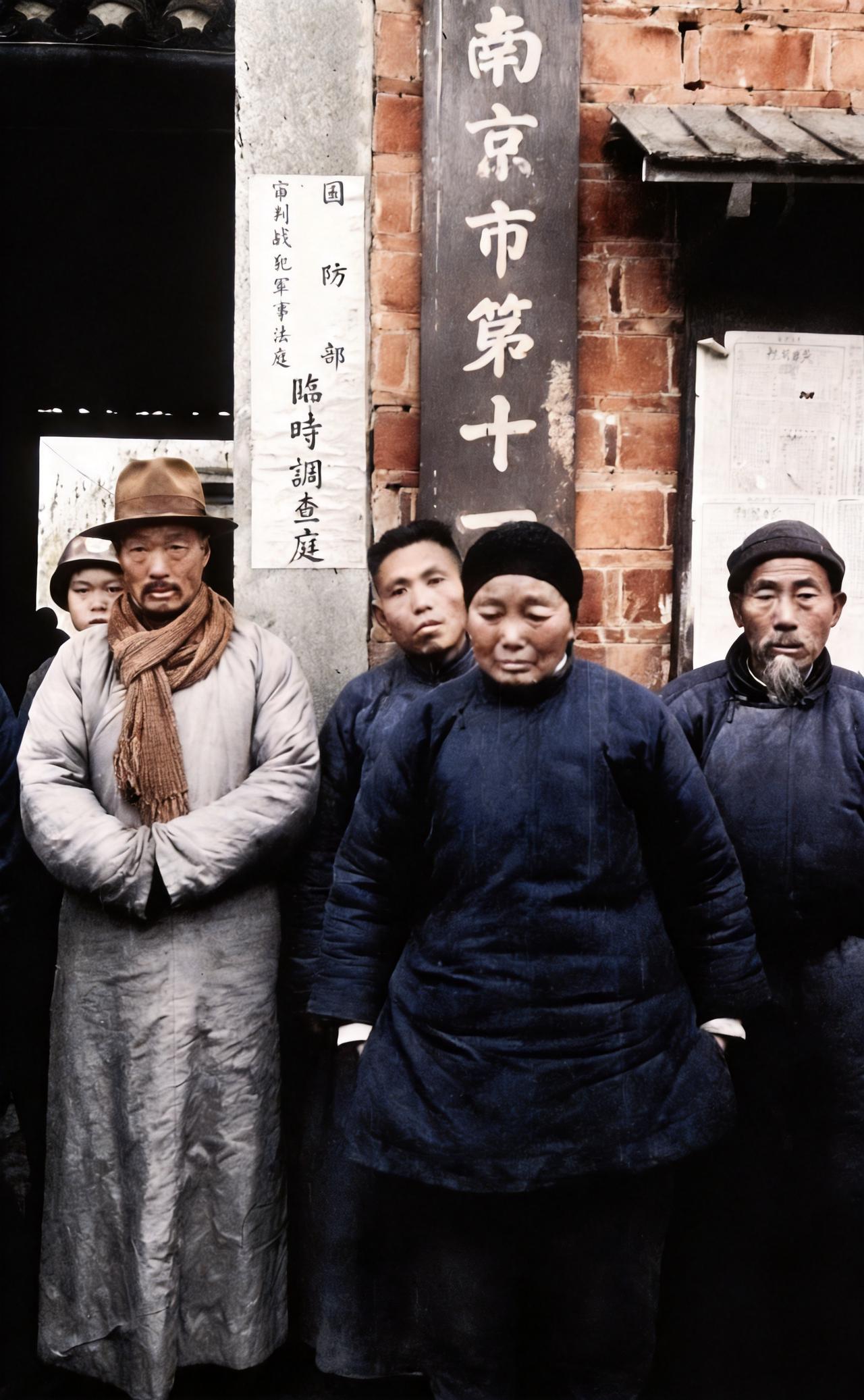 这是1946年国民政府国防部审判战犯军事法庭在南京市开设数个临时调查处，以此收集