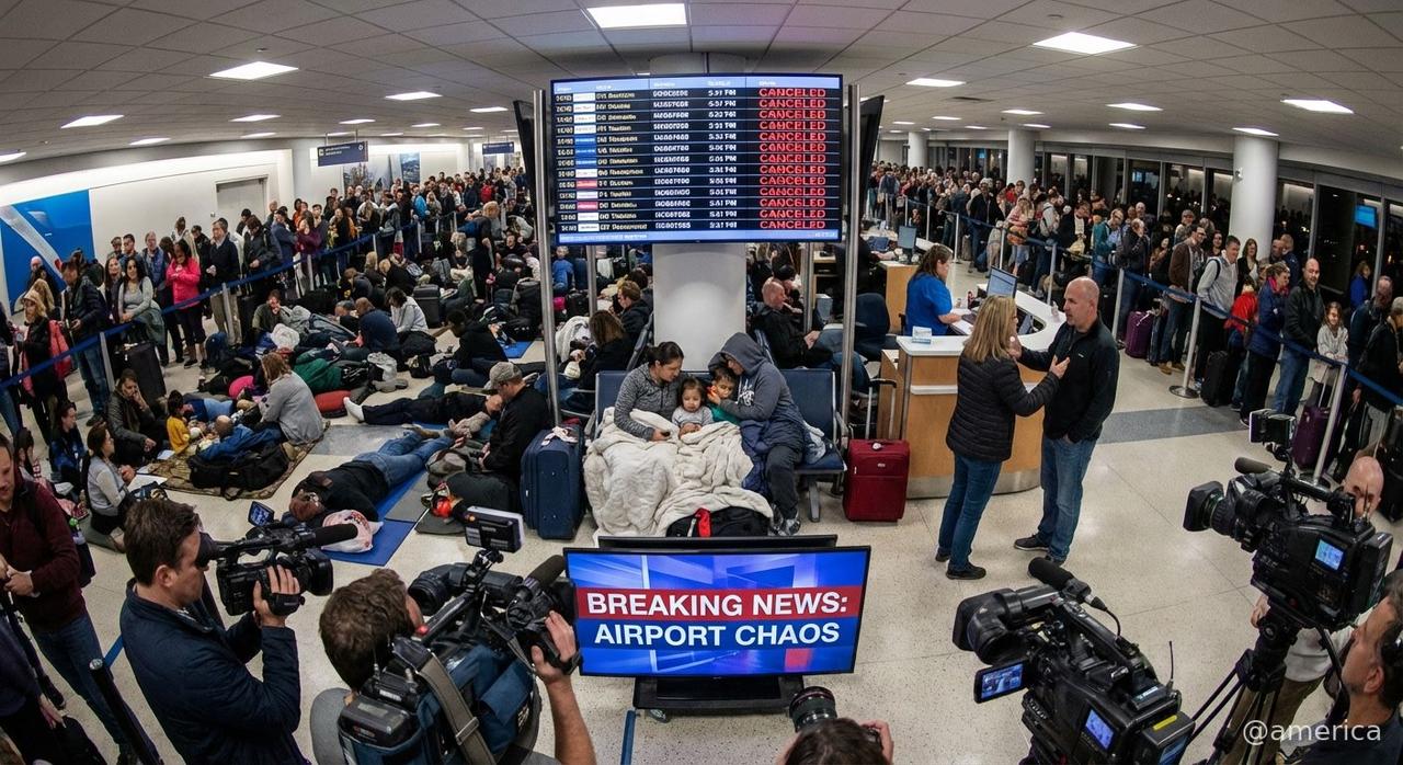 美国这下真崩溃了春假航班崩溃——全国各地数千人滞留

🔹美国航空、联合航空、达