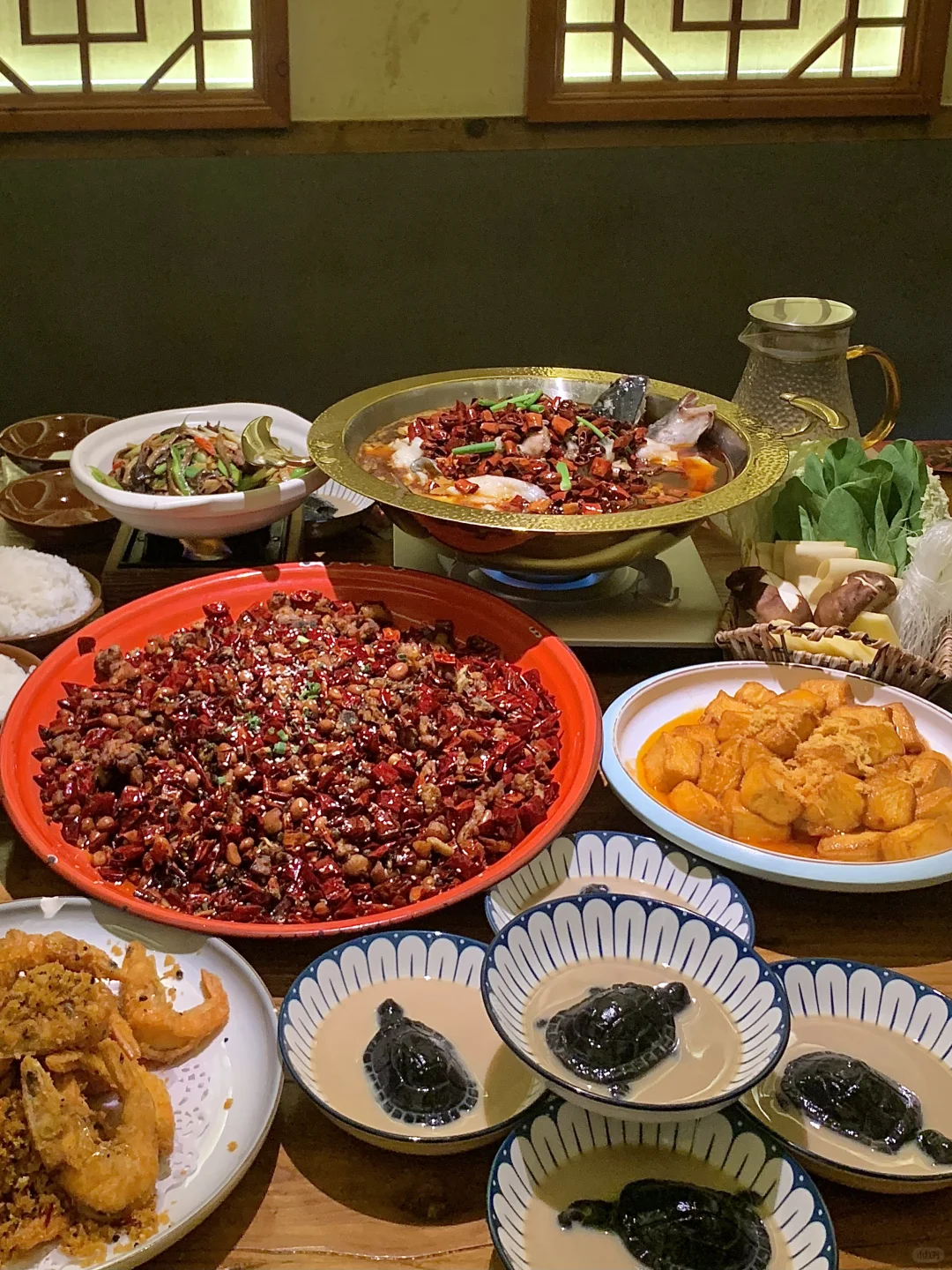 保定｜好正的川菜🌶️辣子鸡和冷锅美蛙鱼爱了