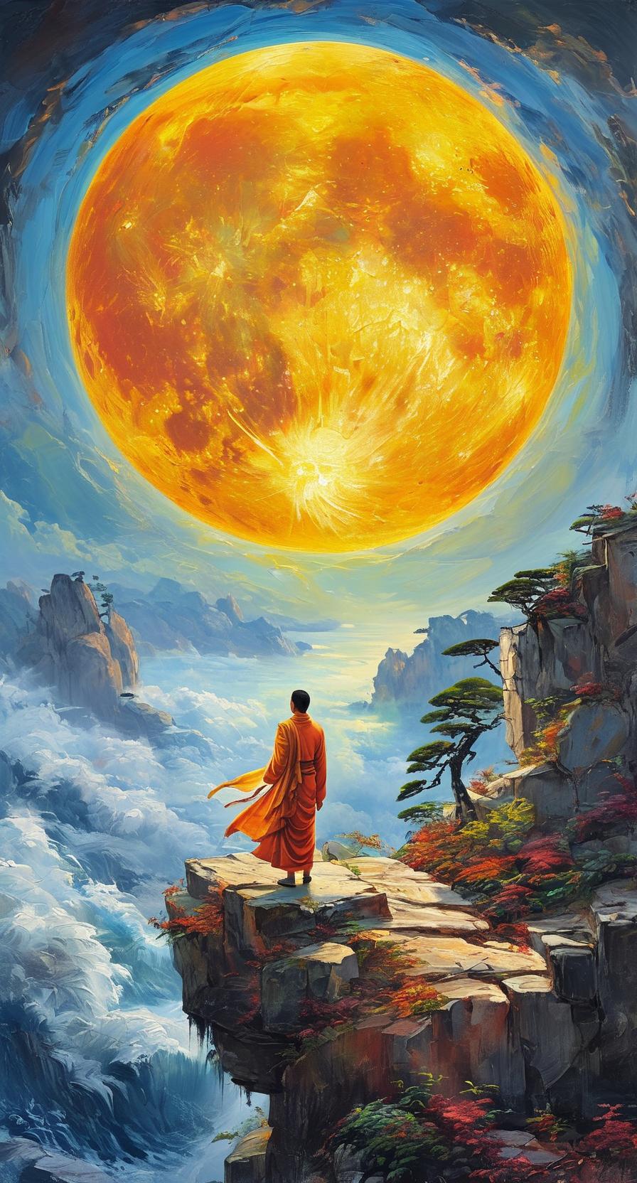 巜愣严经》卷五(一)
10
此经深奥义，诗中略述之，
愿闻者共悟，超脱生死苦。